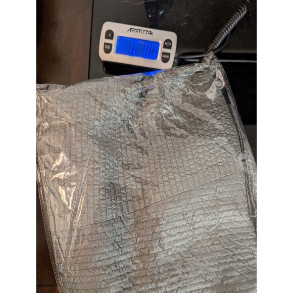 EILEEN FISHER Womens Tussan Silk Open Front Jacket Dim Sage Green Sz M Elegant - Picture 11 of 11